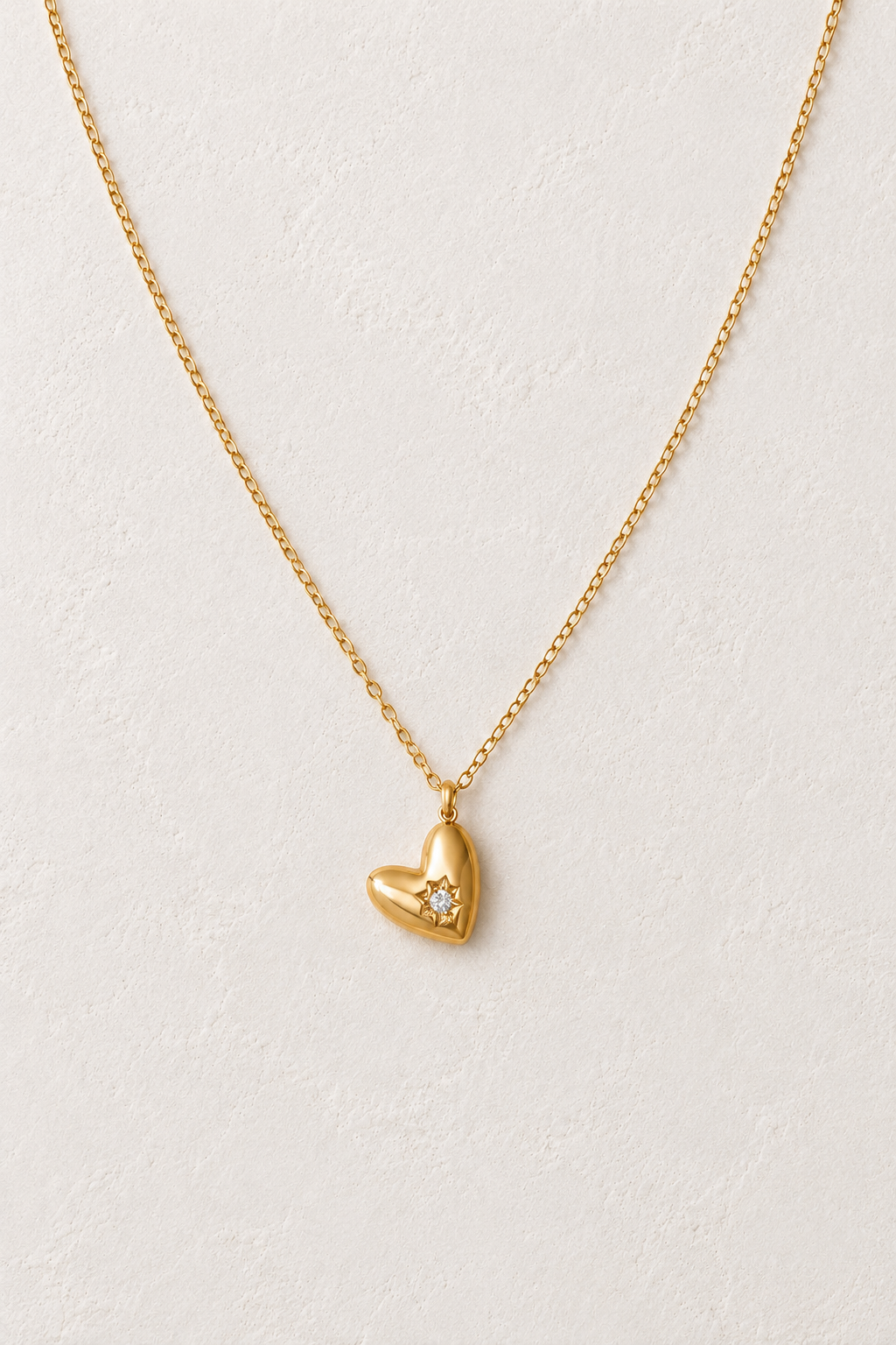 
                  
                    Amora Crystal Heart Waterproof Necklace
                  
                