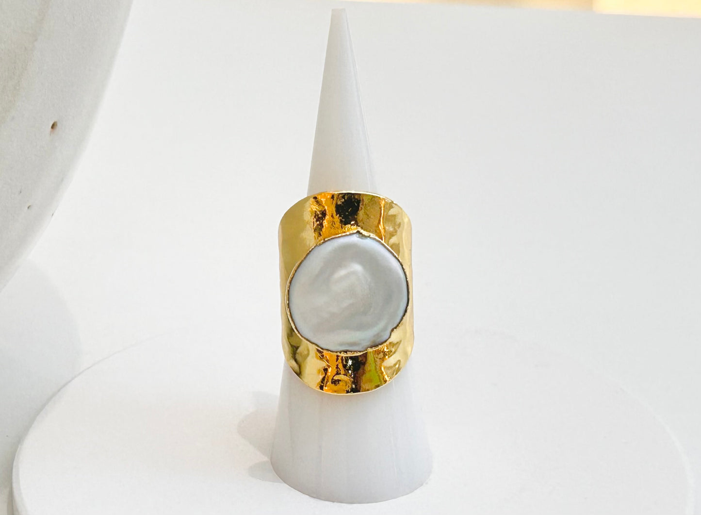 
                  
                    Aureline Freshwater Pearl Ring
                  
                