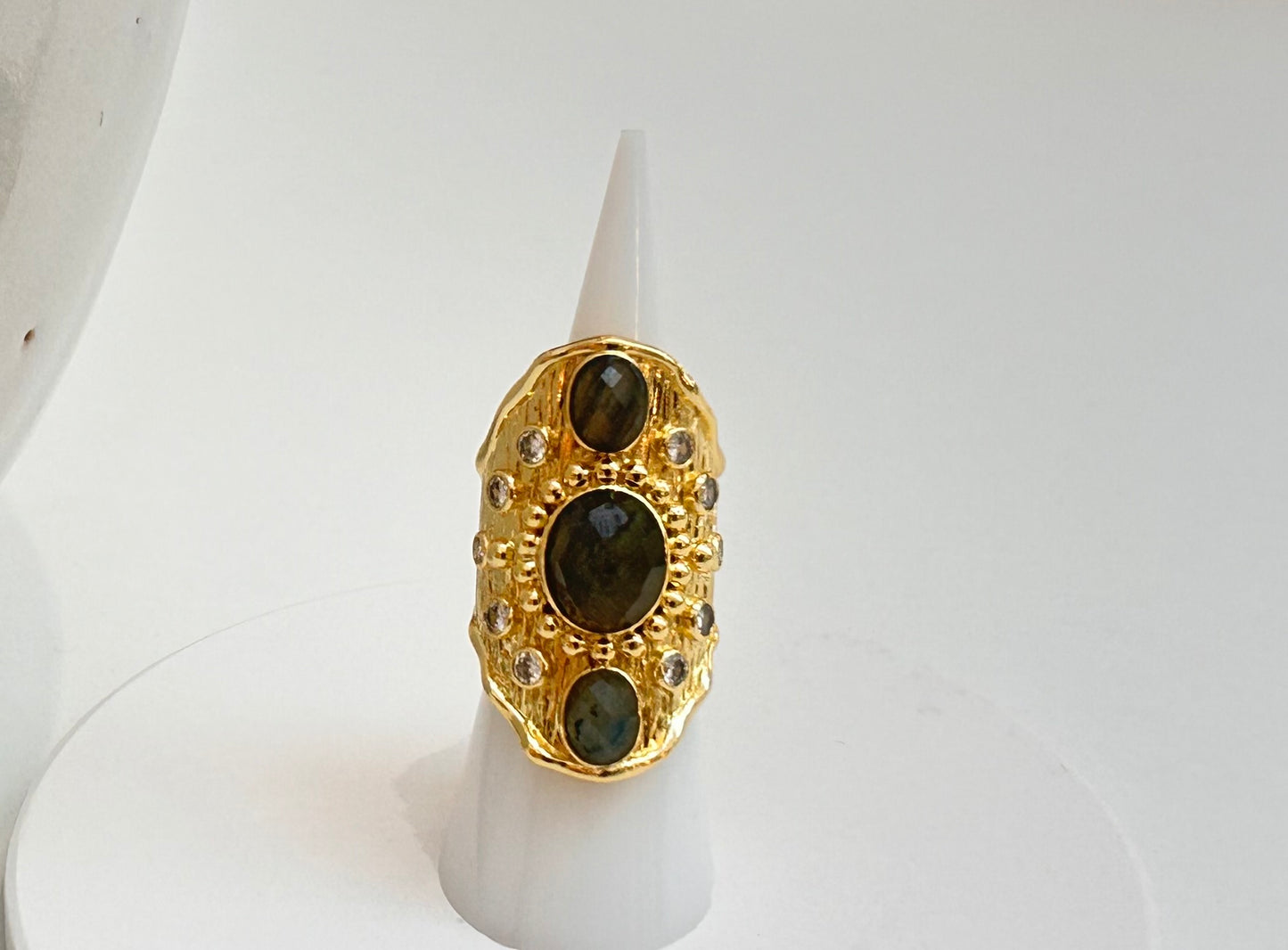 
                  
                    Solara Labradorite Ring (Adjustable 6-9 size)
                  
                