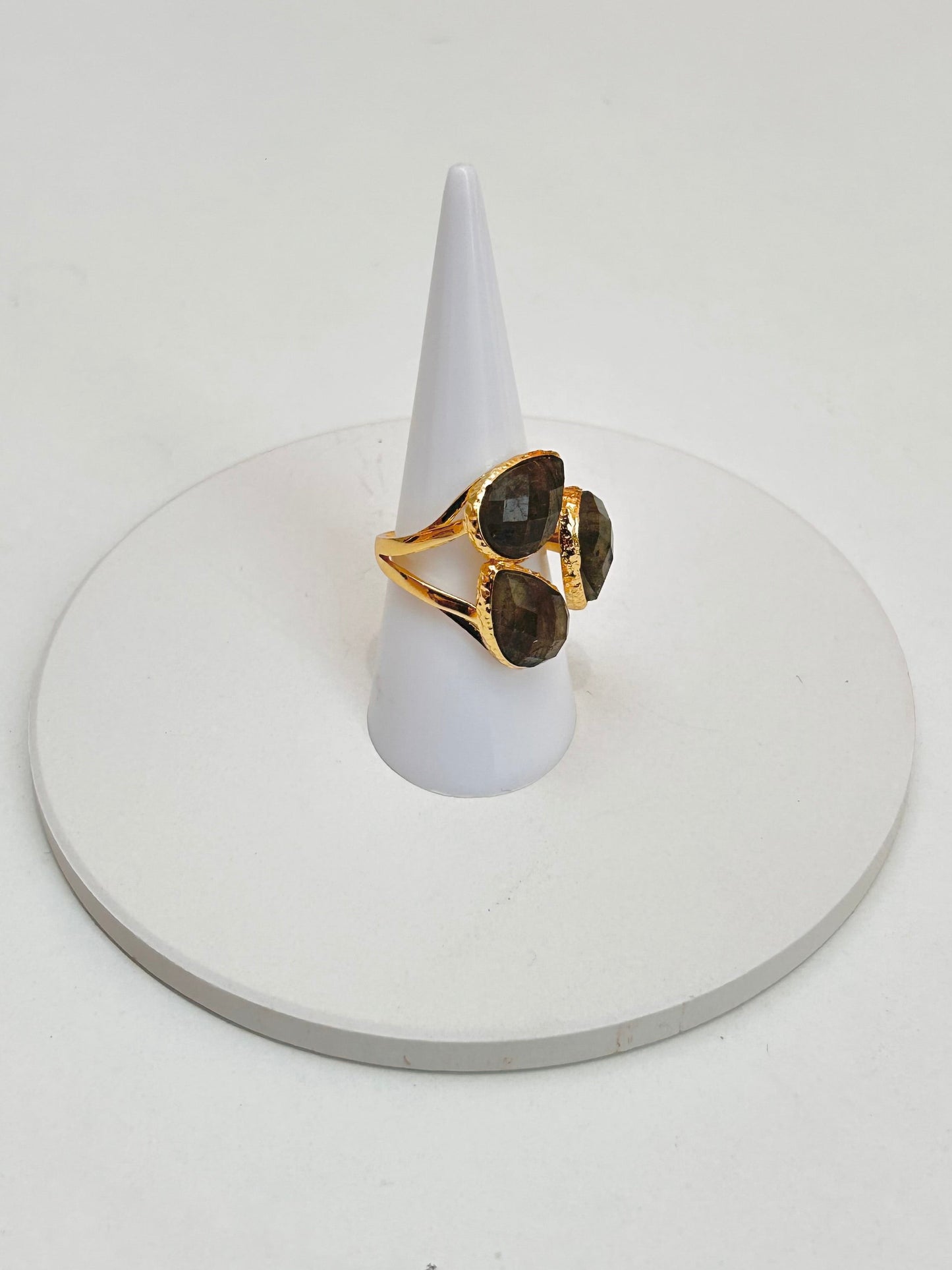 
                  
                    Seraphine Labradorite Adjustable Ring – Boho & Mala jewellery
                  
                
