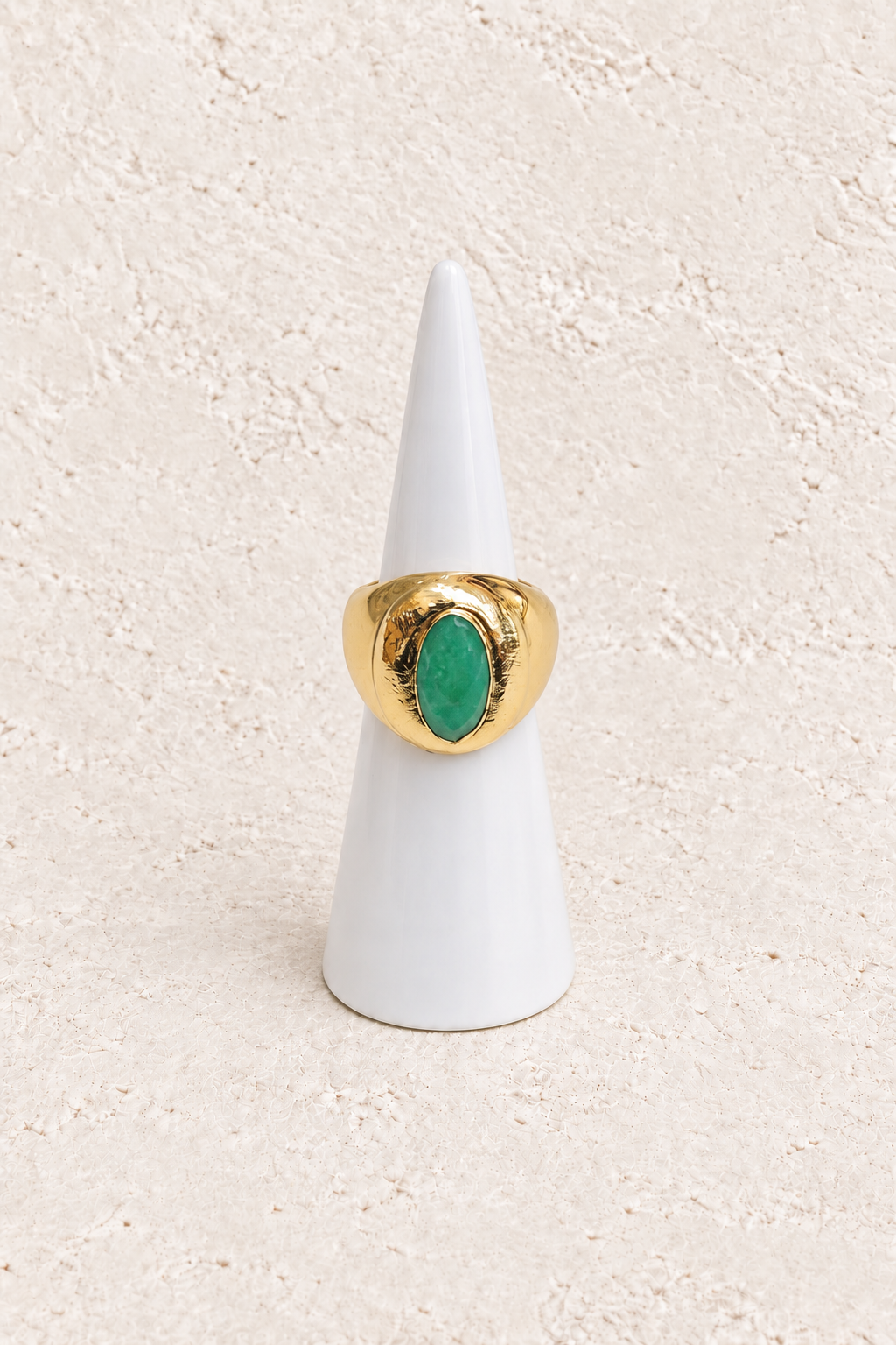 
                  
                    Green Jade Oval Adjustable Ring – Boho & Mala jewellery
                  
                