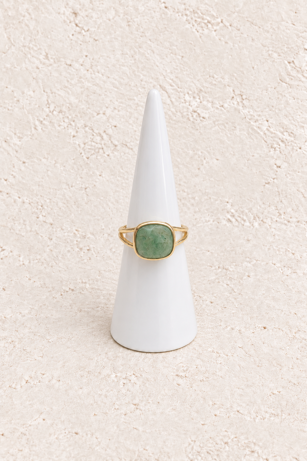 
                  
                    Green Jade Squared Adjustable Ring – Boho & Mala jewellery
                  
                