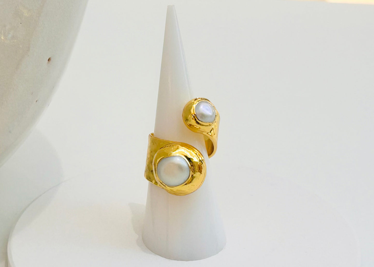 
                  
                    Elowara Freshwater Pearl Ring (Adjustable)
                  
                