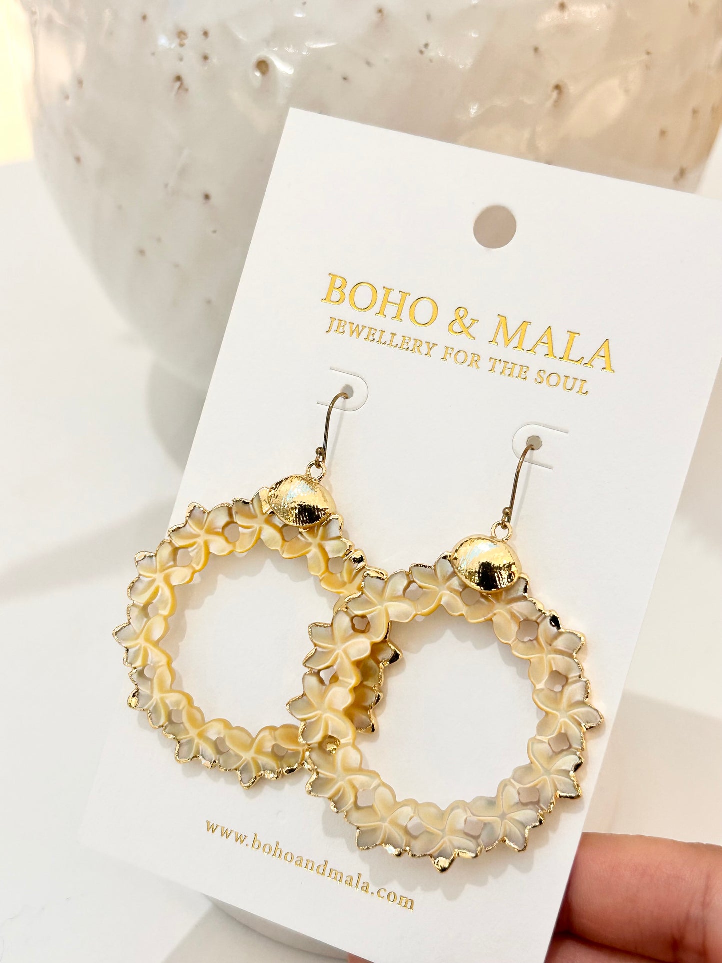 
                  
                    Aurelia Bloom Earrings – Floral Statement Drop Earrings
                  
                