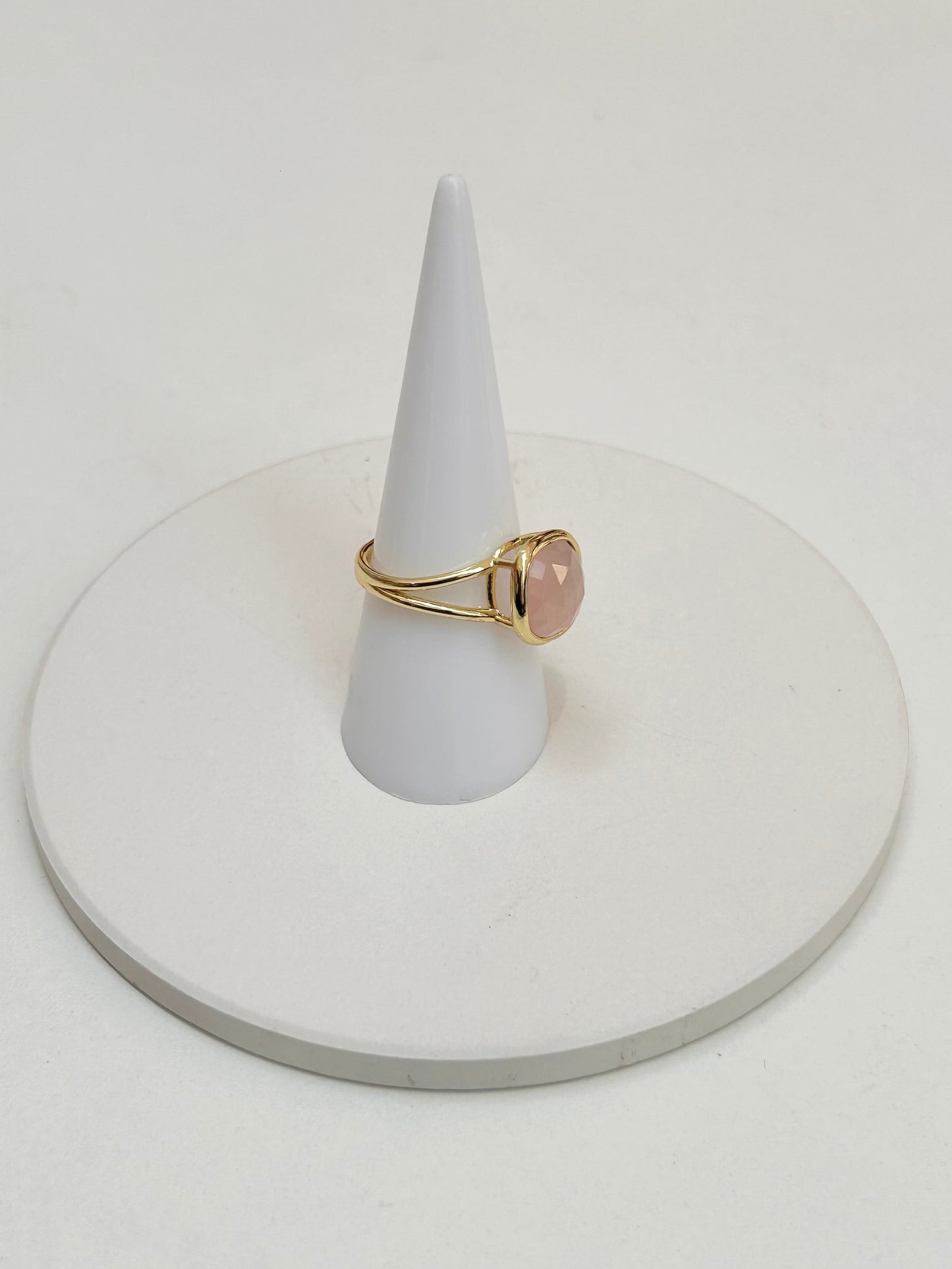 
                  
                    Rose Quartz Squared Adjustable Ring – Boho & Mala jewellery
                  
                