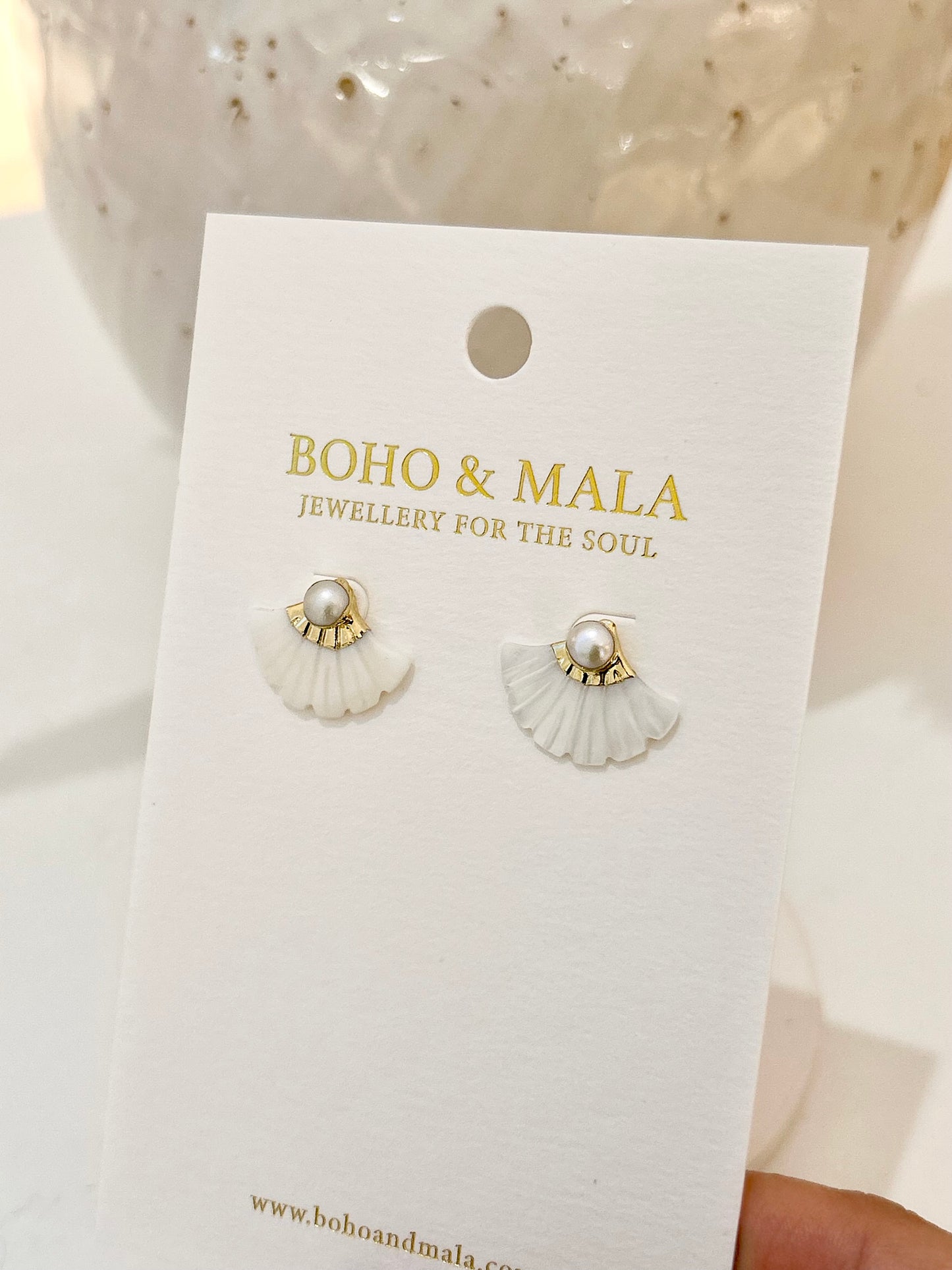 
                  
                    Maris Freshwater Pearl Gold Stud Earrings – Genuine Freshwater Pearl Earrings
                  
                