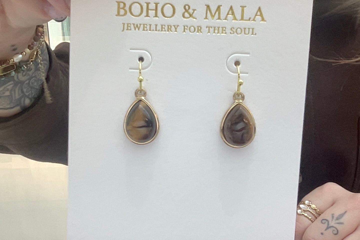 
                  
                    Aviana Tigers Eye Teardrop Earrings
                  
                