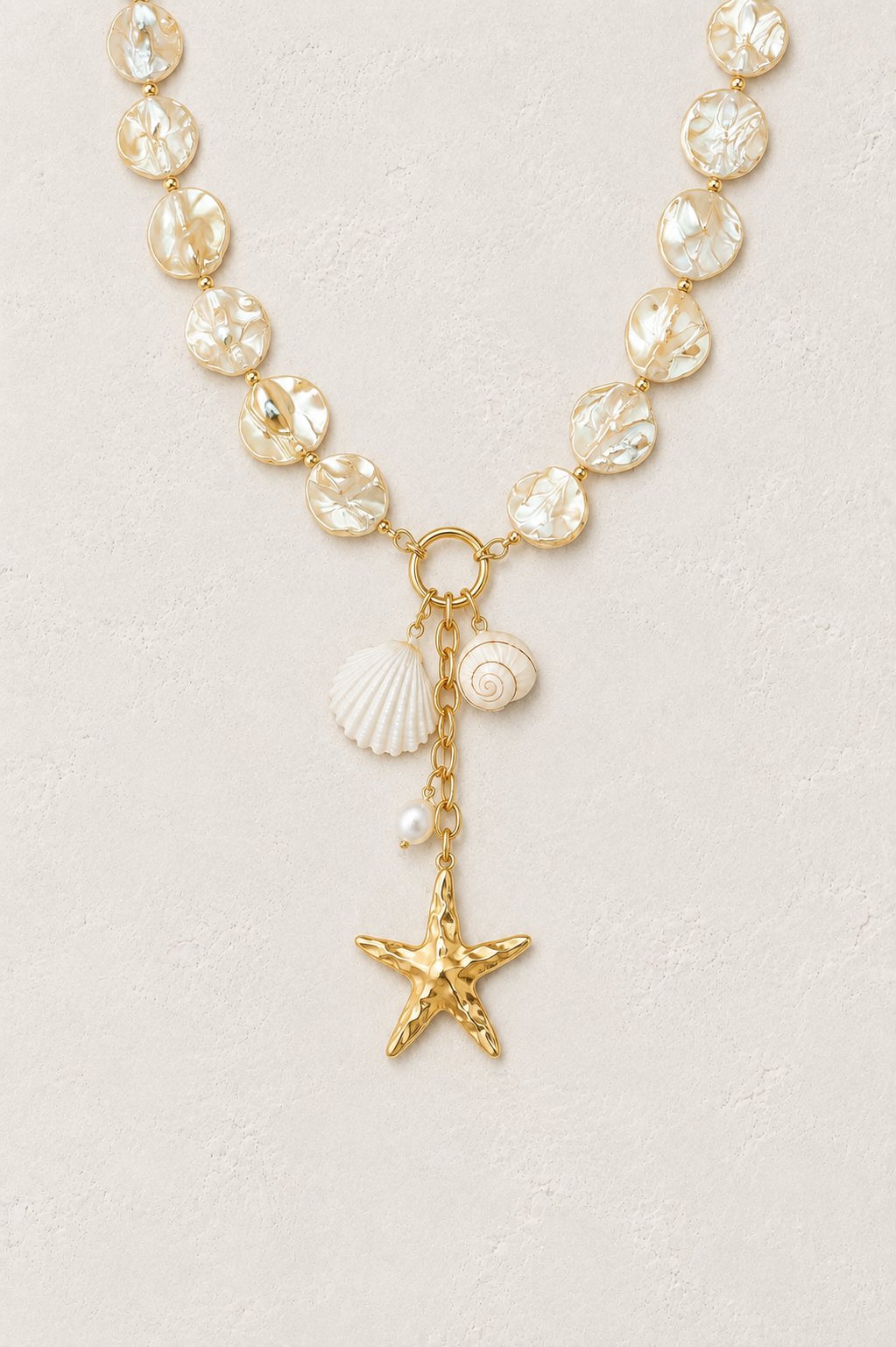 
                  
                    Gold Plated Stainless Steel Waterproof & Tarnish-Free Necklaces- Boho Jewellery For Everyday Wear
                  
                