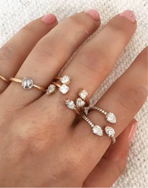 
                  
                    Inner Light- Dainty Minimalist Open Boho Ring – Adjustable 18k Gold Plated Under Sterling Silver
                  
                