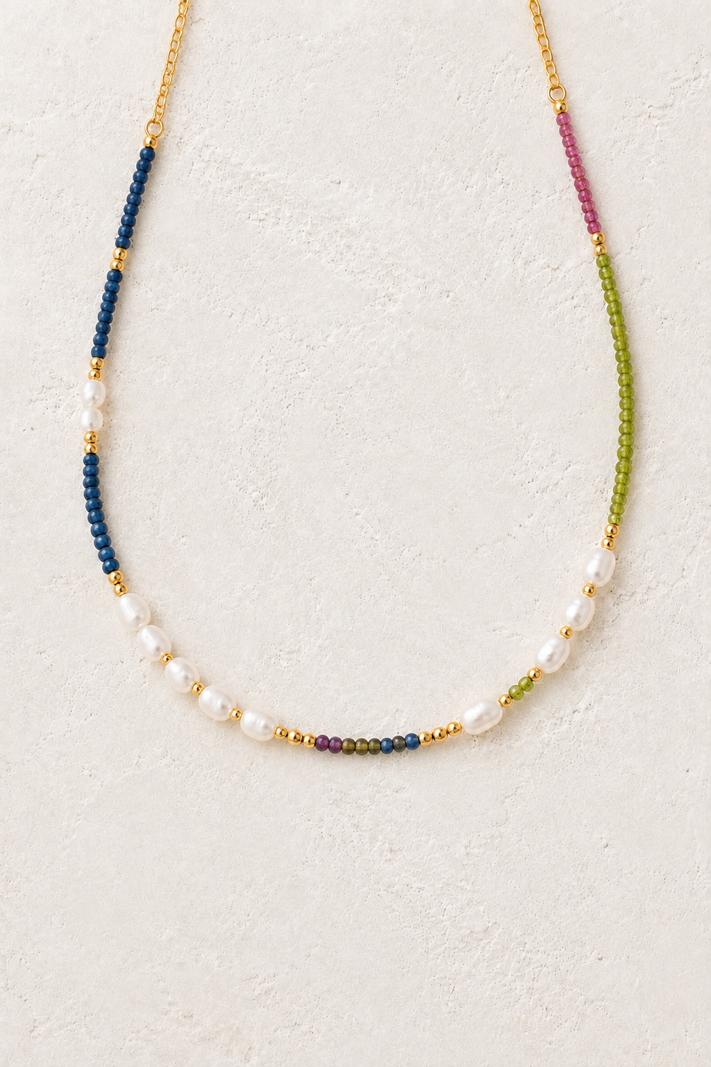 
                  
                    Soleil Rainbow Pearl Necklace
                  
                