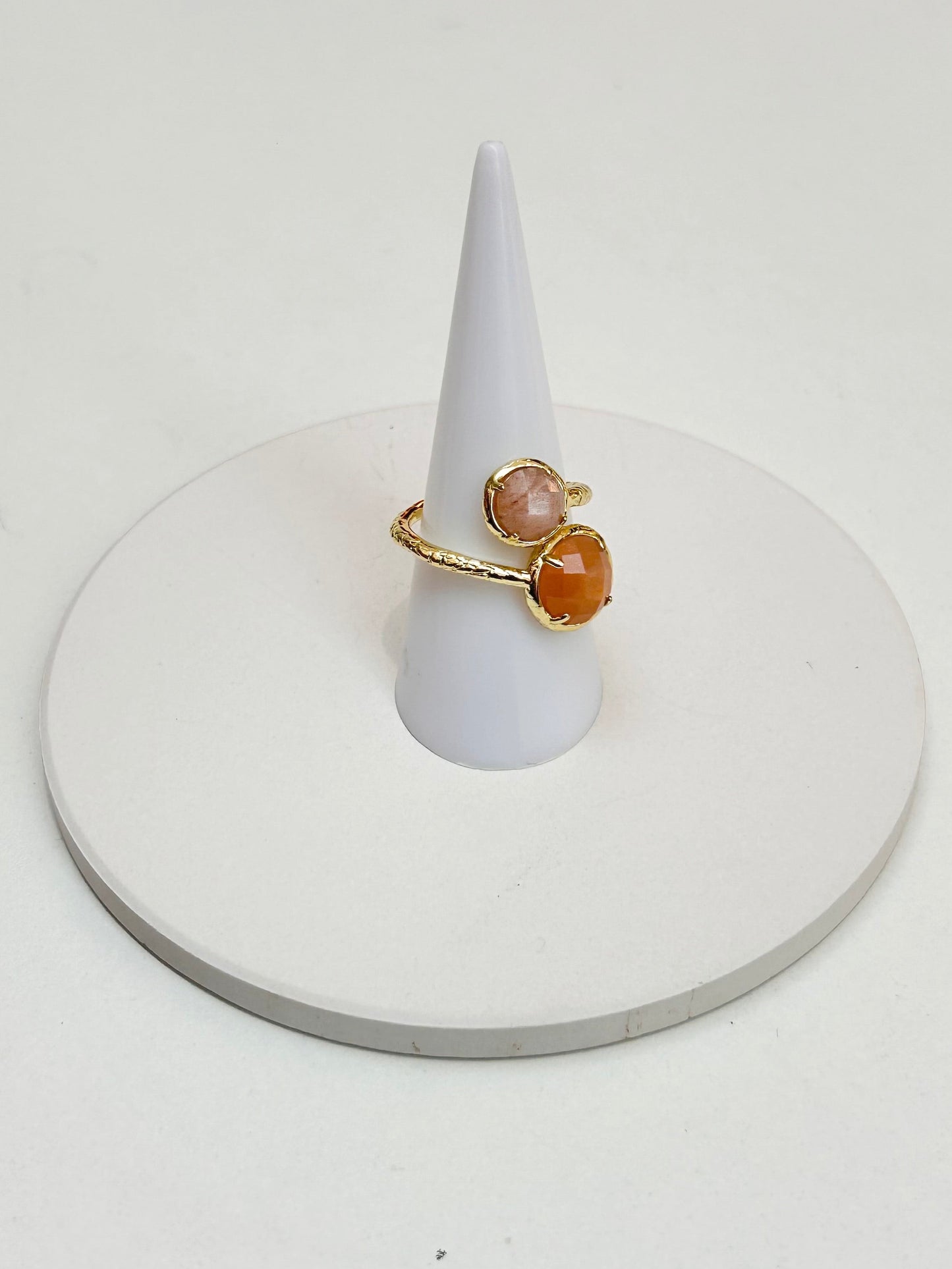 
                  
                    Sunstone Double Adjustable Ring – Boho & Mala jewellery
                  
                