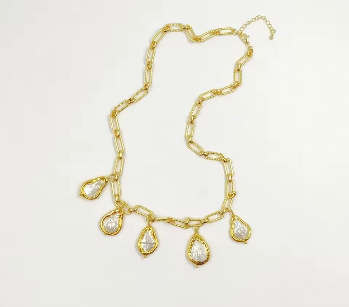 
                  
                    Pearl Drift Necklace
                  
                