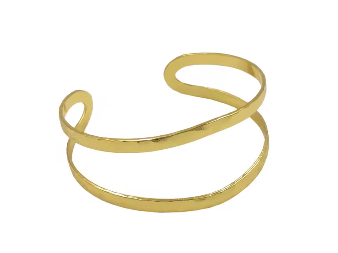
                  
                    Free Spirit Boho Brass & Gold Cuff Bracelet – Boho & Mala jewellery
                  
                