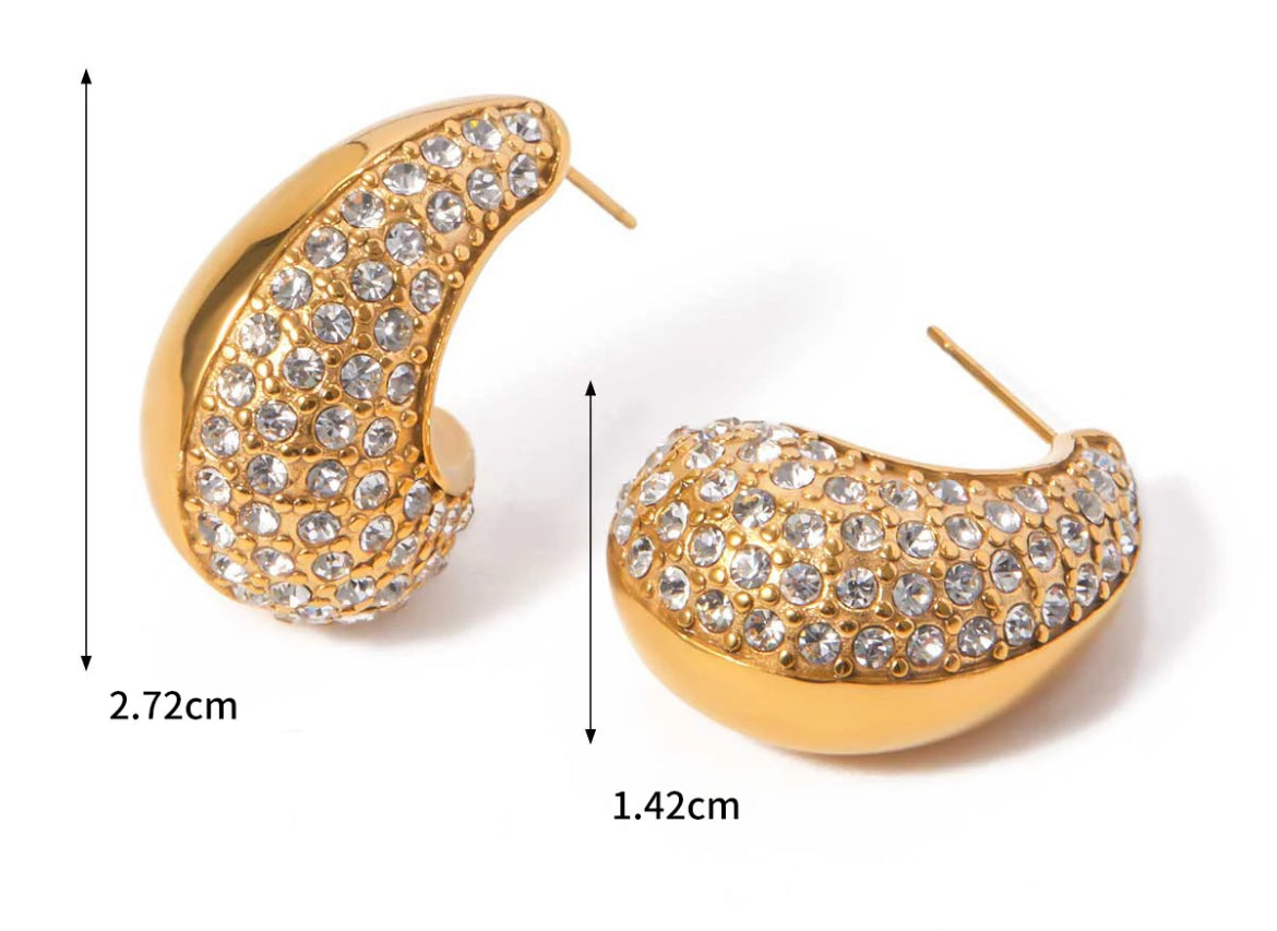 
                  
                    Gold Plated Stainless Steel Waterproof & Tarnish-Free Earrings- Boho Jewellery For Wild Souls
                  
                