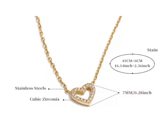 
                  
                    Crystal Heart Necklace
                  
                