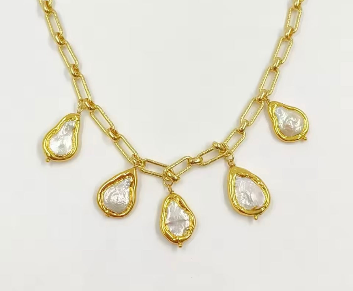 
                  
                    Pearl Drift Necklace
                  
                