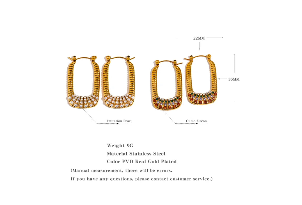 
                  
                    Gold Plated Stainless Steel Waterproof & Tarnish-Free Earrings- Boho Jewellery For Wild Souls
                  
                
