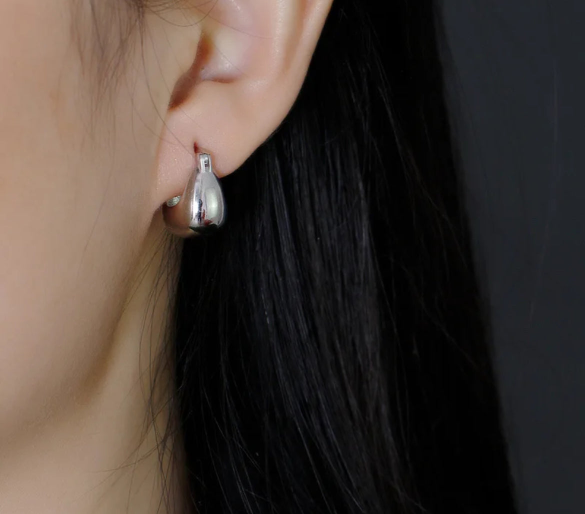
                  
                    Boho & Mala Sterling Silver Hoop Earrings
                  
                