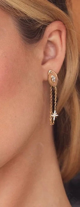 
                  
                    Gold Plated Sterling Silver Dainty Minimalist Hypoallergenic Hoop Earrings- Boho Jewellery For Wild Souls
                  
                