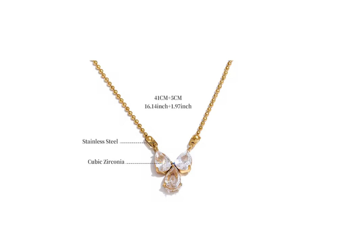 
                  
                    Crystal Bloom Necklace
                  
                