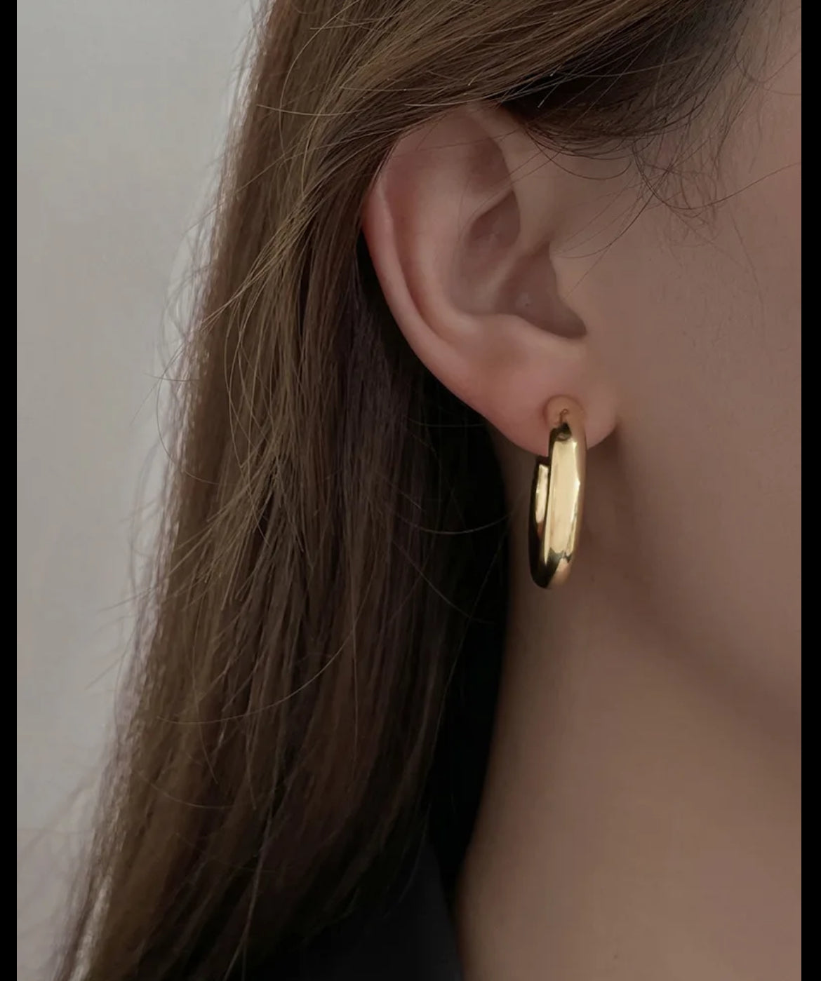 
                  
                    Gold Plated Sterling Silver Dainty Minimalist Hypoallergenic Hoop Earrings- Boho Jewellery For Wild Souls
                  
                