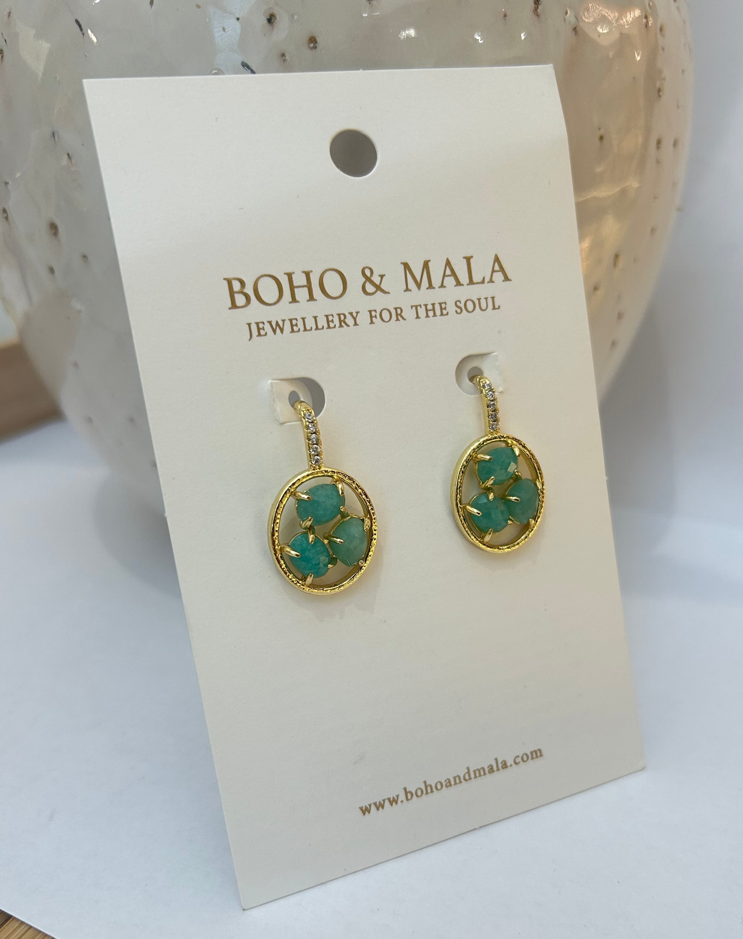 
                  
                    Amazonite Zahara Earrings
                  
                