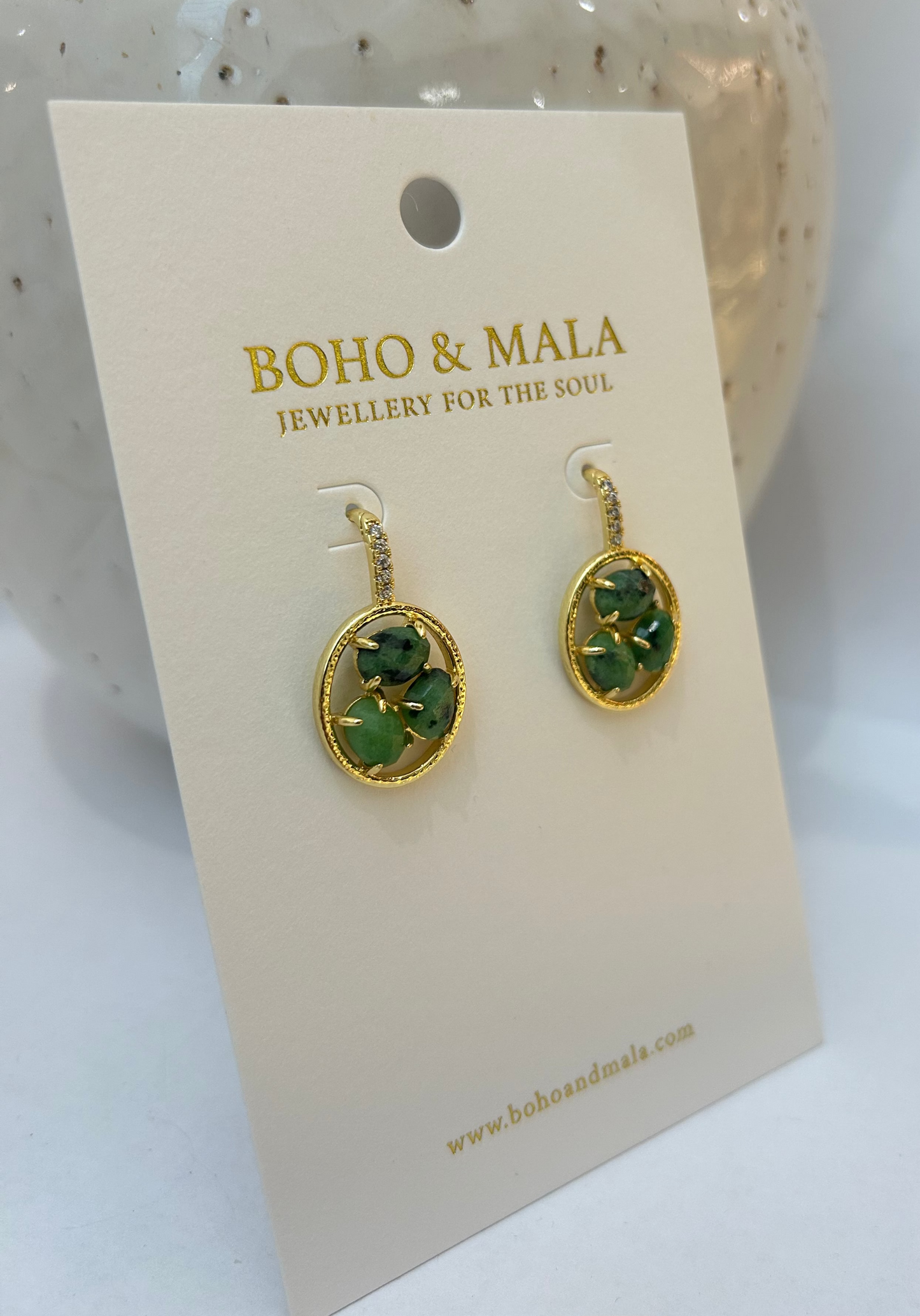 
                  
                    African Turquoise Zahara Earrings
                  
                