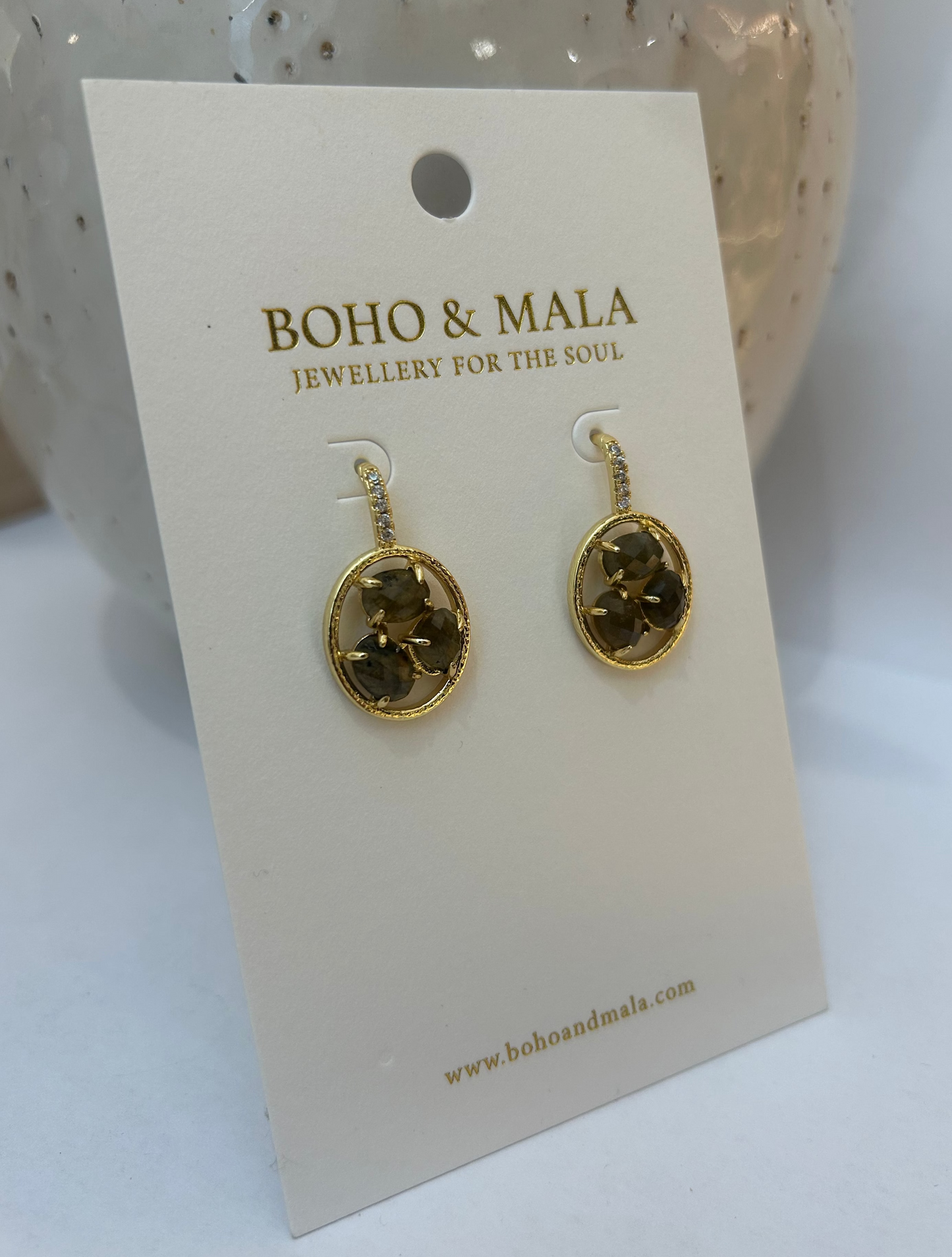 
                  
                    Labradorite Zahara Earrings
                  
                