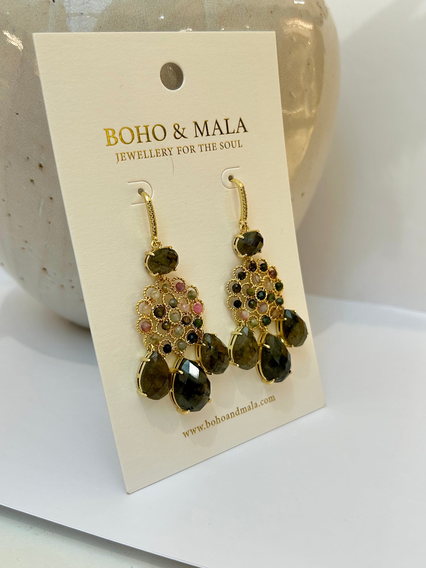 
                  
                    Labradorite Soleya Earrings
                  
                