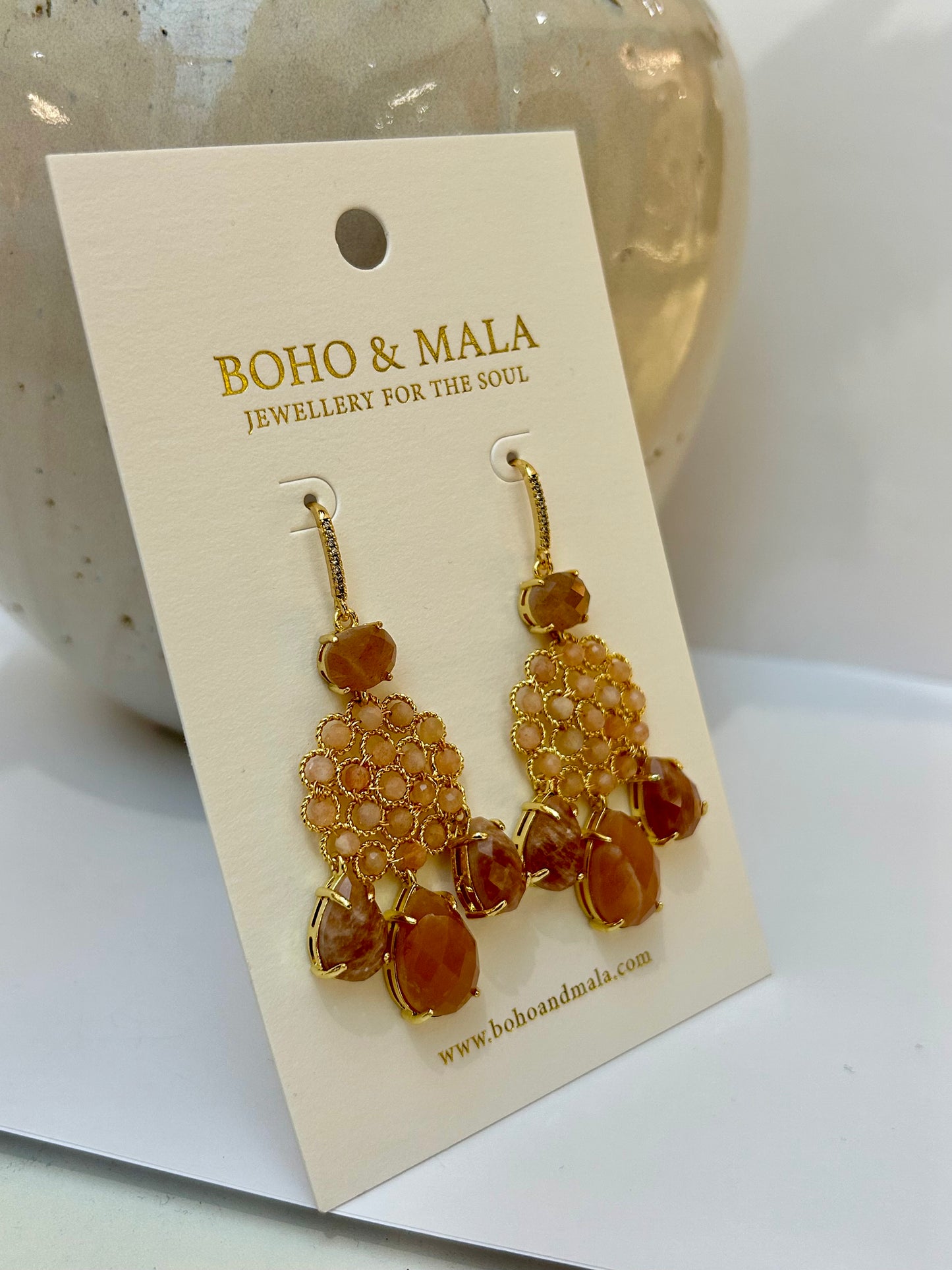 
                  
                    Strawberry Quartz Soleya Earrings
                  
                
