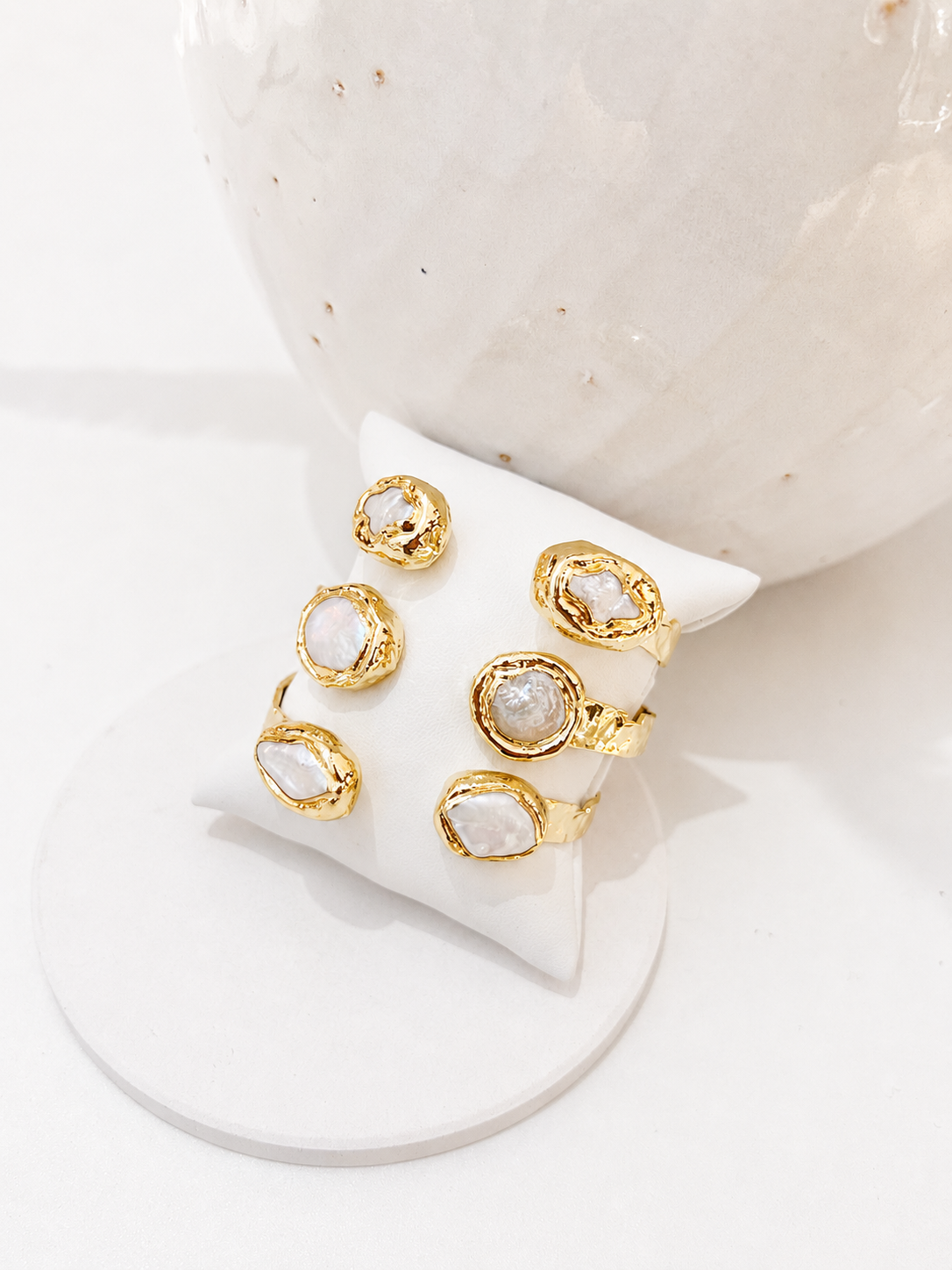 
                  
                    Thalassa Fresh Water Pearl Circular Cuff Bracelet
                  
                