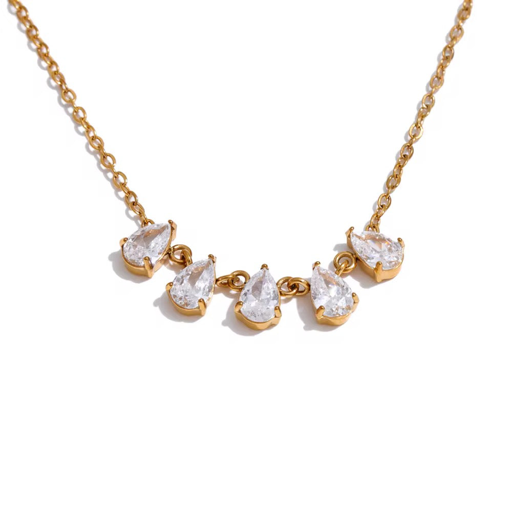 
                  
                    Crystal Cascade Necklace
                  
                