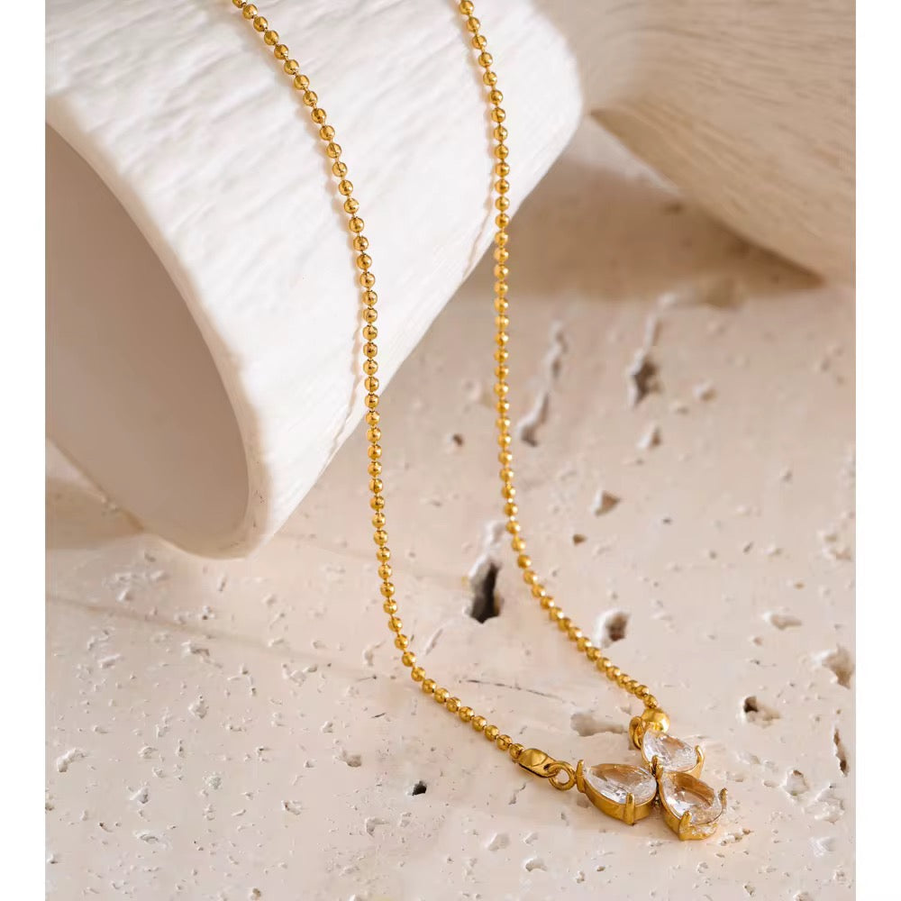 
                  
                    Crystal Bloom Necklace
                  
                