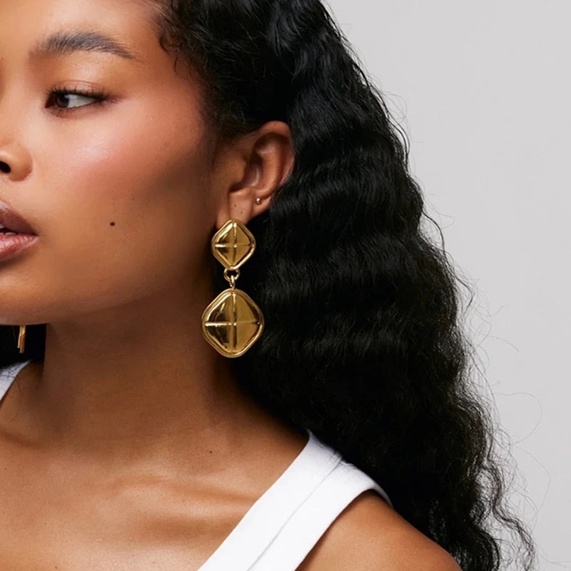 
                  
                    Gold Plated Stainless Steel Waterproof & Tarnish-Free Earrings- Boho Jewellery For Wild Souls
                  
                