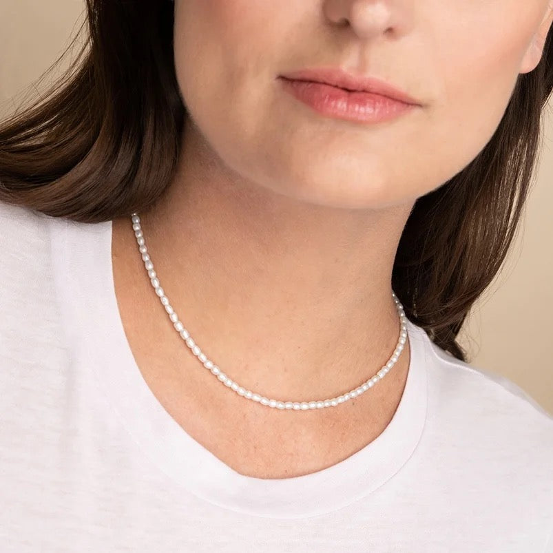 
                  
                    Boho & Mala Freshwater Pearl Sterling Silver Necklace
                  
                