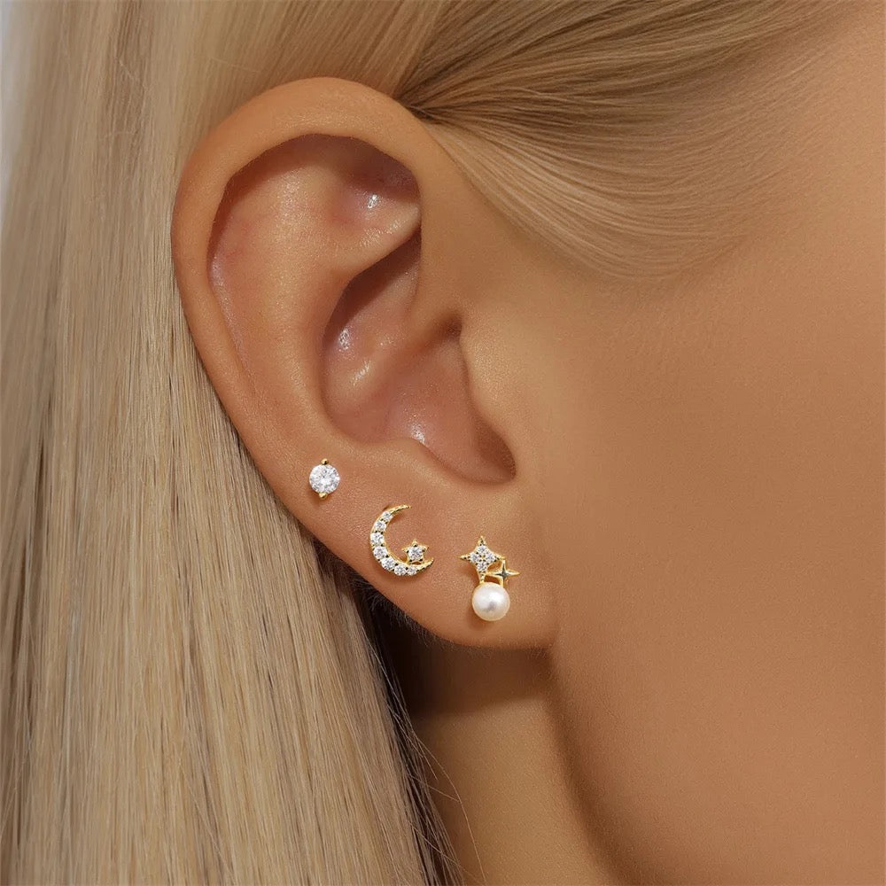 
                  
                    Gold Plated Sterling Silver Dainty Minimalist Hypoallergenic Hoop Earrings- Boho Jewellery For Wild Souls
                  
                