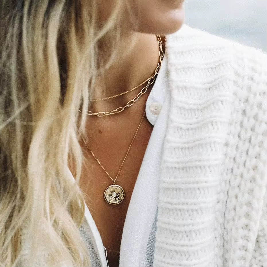 
                  
                    Pendant Charm Starfish Pearl Necklace Beach Australian Owned Boho And Mala Gold Plated Under Sterling Silver Statement Necklace Boho Jewellery
                  
                