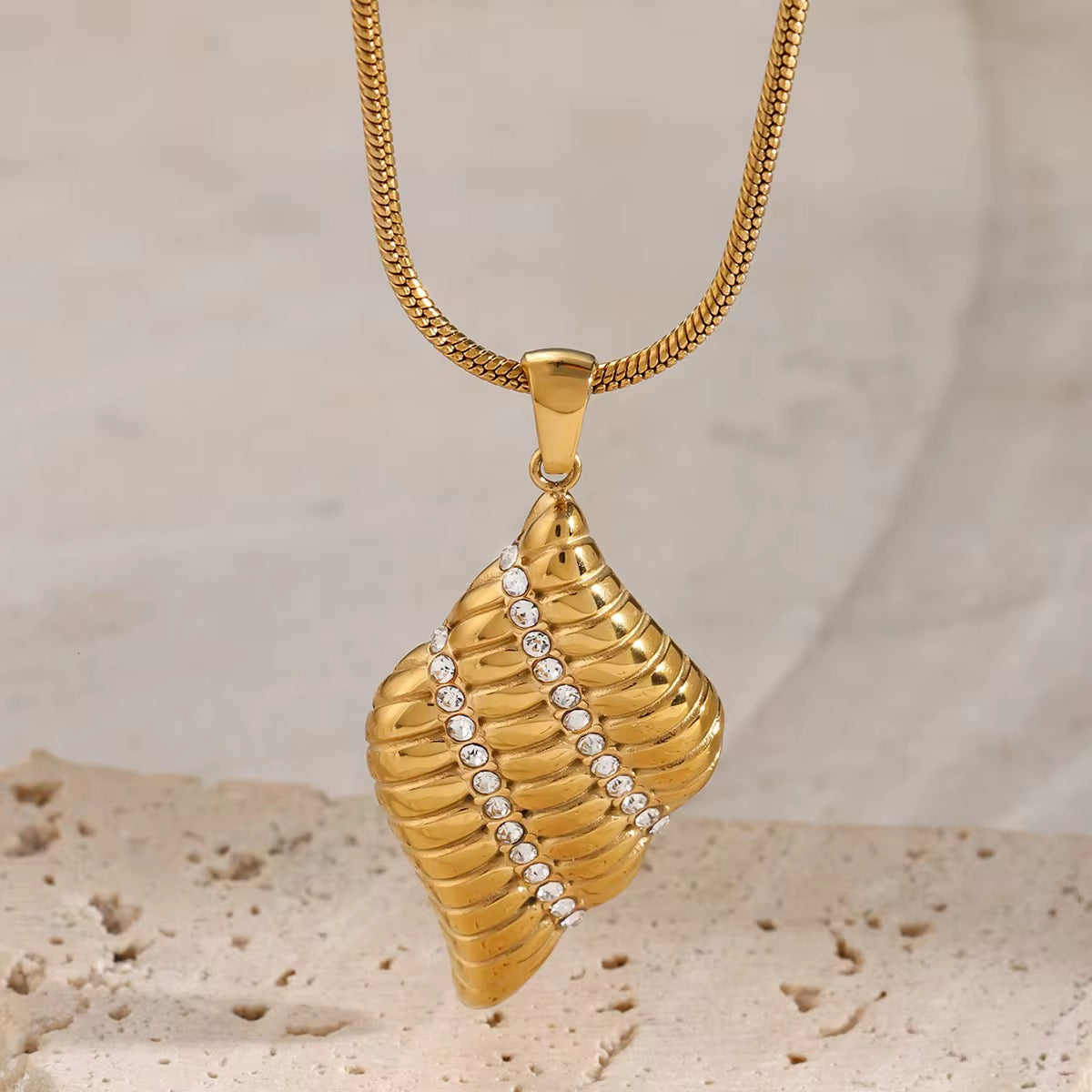 
                  
                    Pendant Charm Necklace Beach Australian Owned Boho And Mala Gold Plated Under Stainless Steel Statement Necklace Waterproof Tarnish-Free Earrings Everyday Boho Jewellery
                  
                