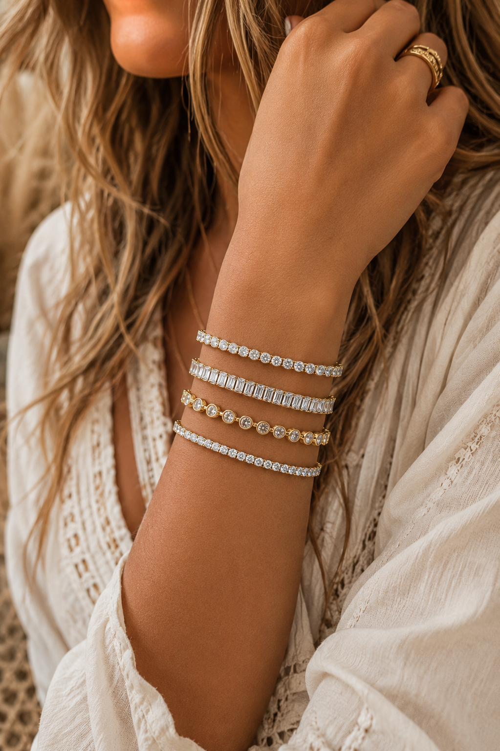 
                  
                    Celestial Tennis Bracelet
                  
                
