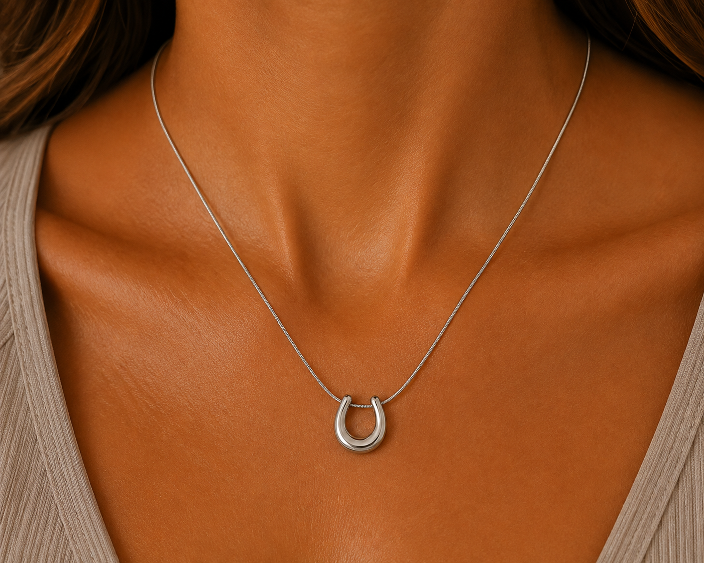 
                  
                    Silver Stainless Steel Waterproof & Tarnish-Free Necklaces- Boho Jewellery For Everyday Wear
                  
                