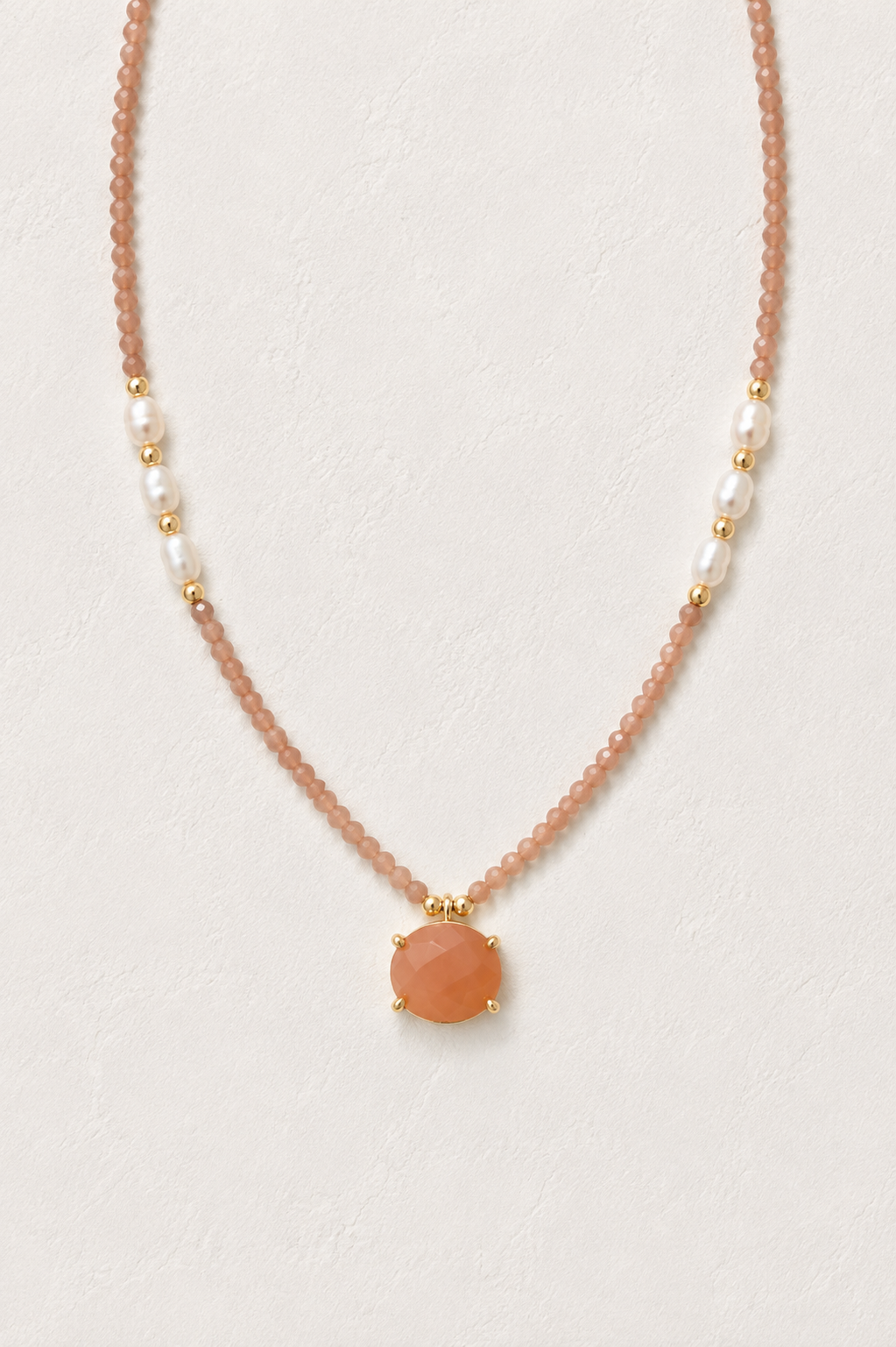 
                  
                    Novara Sunstone Pendant Necklace
                  
                