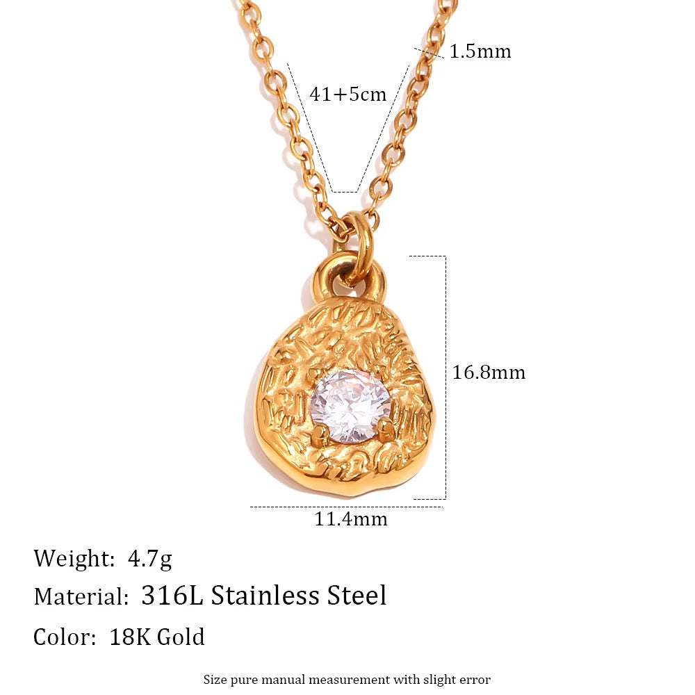 
                  
                    Aurelia Crystal Pendant Necklace – Waterproof & Tarnish-Free
                  
                