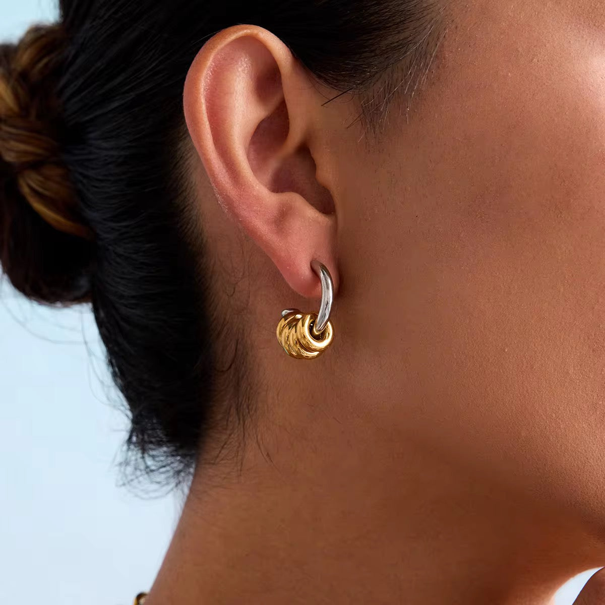 Australian owned Boho & Mala Gold Waterproof Tarnish Free Everyday Earring