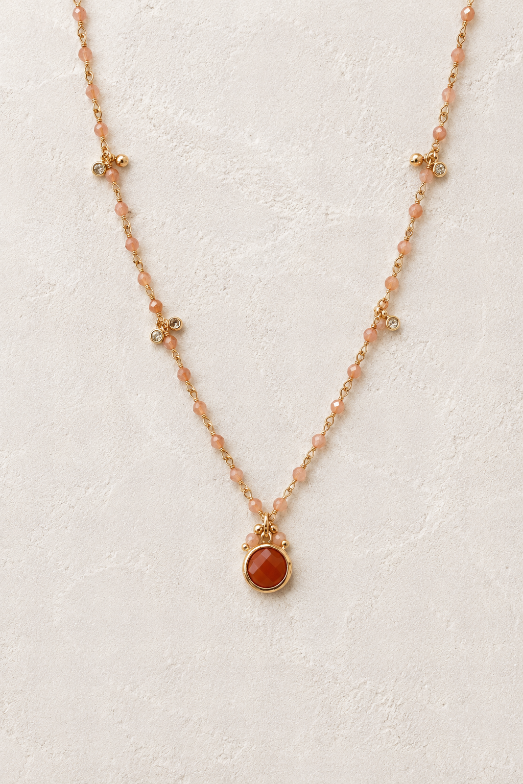 
                  
                    Virelle Strawberry Quartz Necklace
                  
                