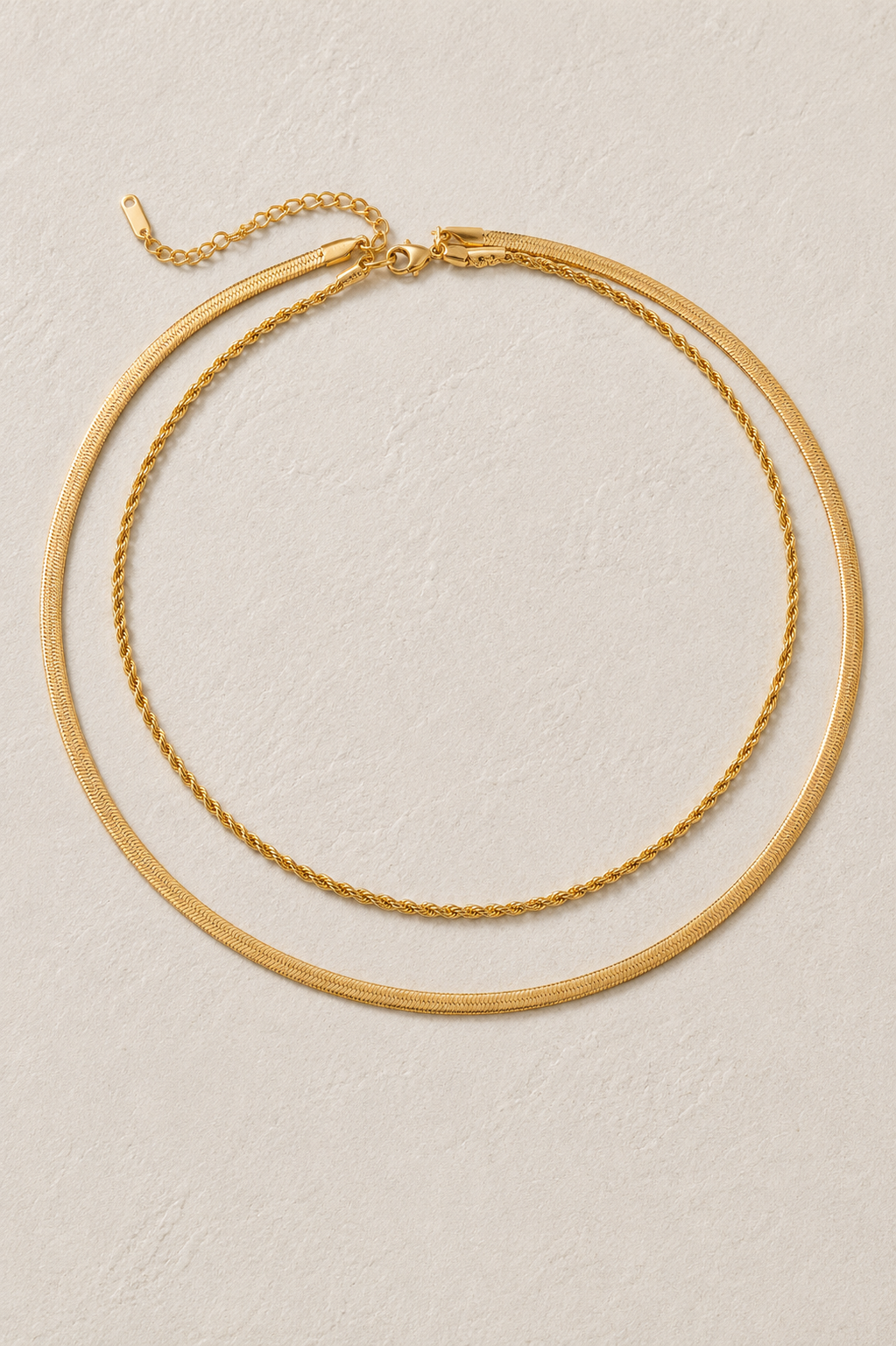 
                  
                    Celeste Double Layer Chain Necklace
                  
                