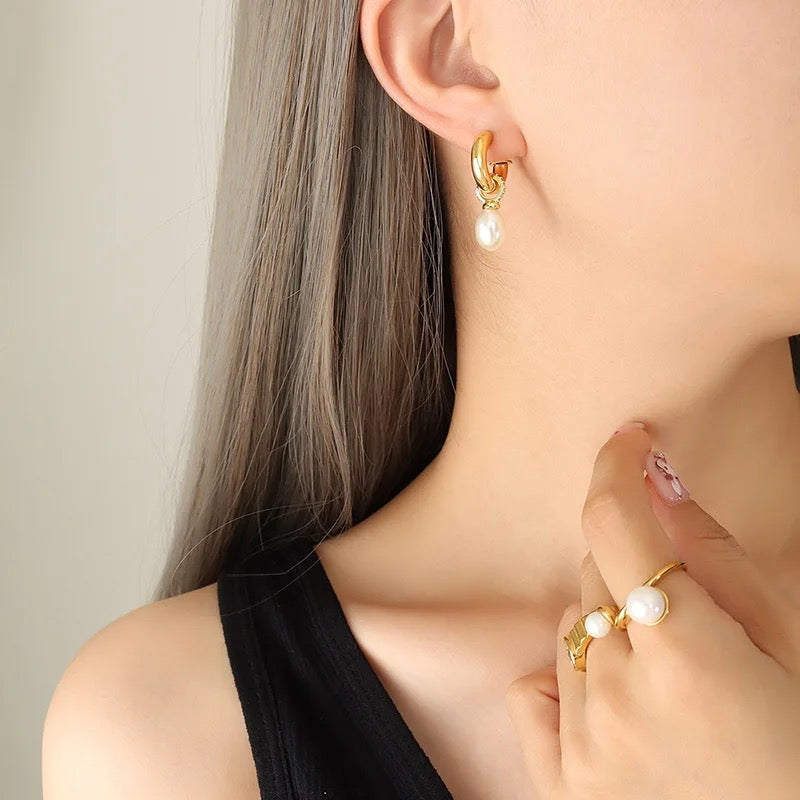 
                  
                    Gold Plated Stainless Steel Waterproof & Tarnish-Free Earrings- Boho Jewellery For Wild Souls
                  
                
