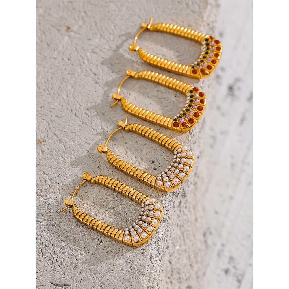 
                  
                    Gold Plated Stainless Steel Waterproof & Tarnish-Free Earrings- Boho Jewellery For Wild Souls
                  
                
