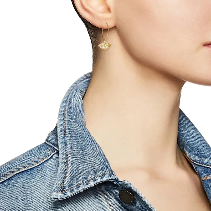 
                  
                    Gold Plated Sterling Silver Dainty Minimalist Hypoallergenic Hoop Earrings- Boho Jewellery For Wild Souls
                  
                