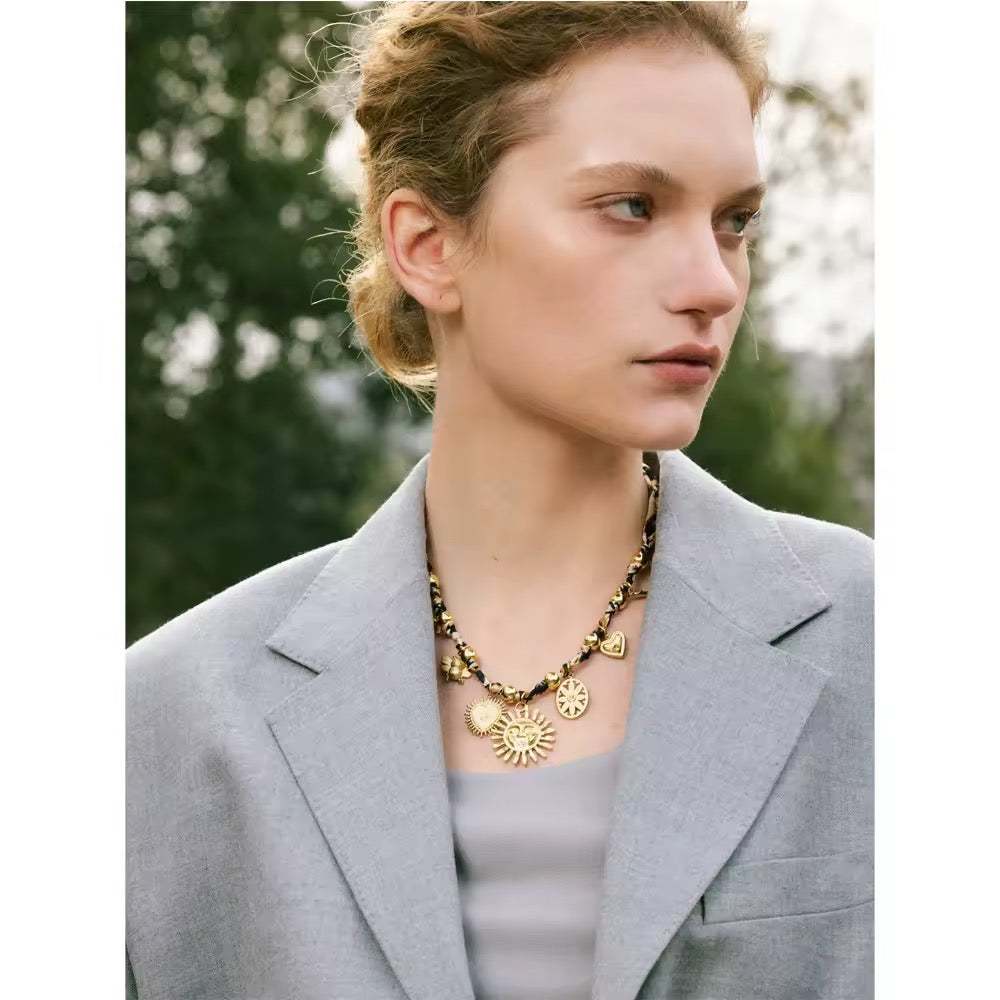 
                  
                    Charm Gold Plated Stainless Steel Waterproof & Tarnish-Free Necklaces- Boho Jewellery For Everyday Wear
                  
                