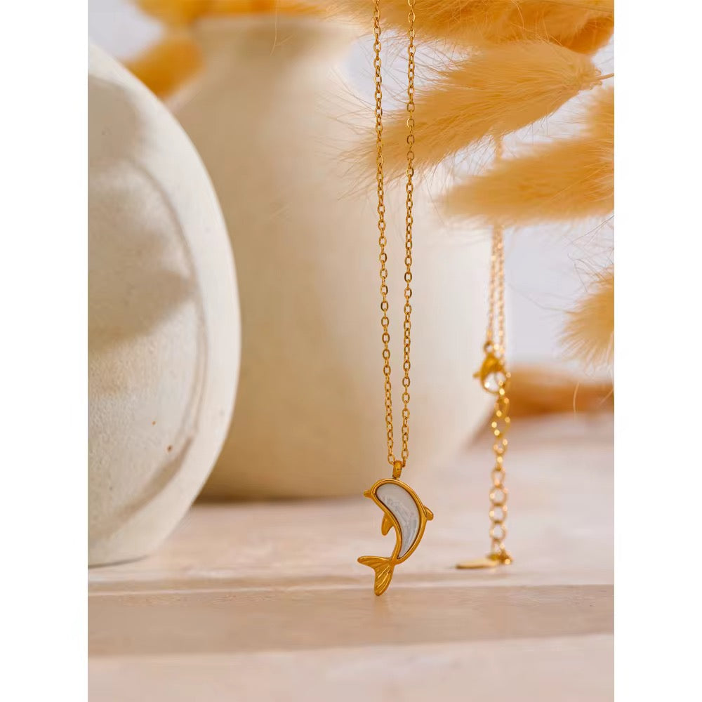 
                  
                    Gold Plated Stainless Steel Waterproof & Tarnish-Free Necklaces- Boho Jewellery For Everyday Wear
                  
                